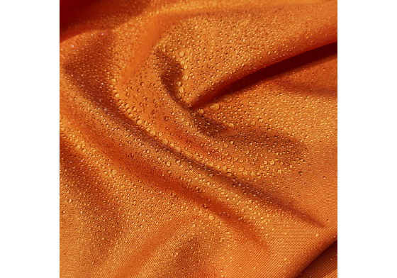 Vodoodpudivá látka Oxford s PU zátěrem, 200 g/m², šíře 160 cm, pomerančová