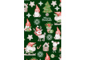 Vánoční bavlněná látka, metraž, šíře 160 cm, Rudolf na Zeleném