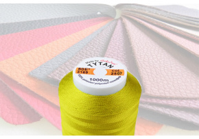 Šicí nitě TYTAN 60E 1000 m  žlutá  barva 2507