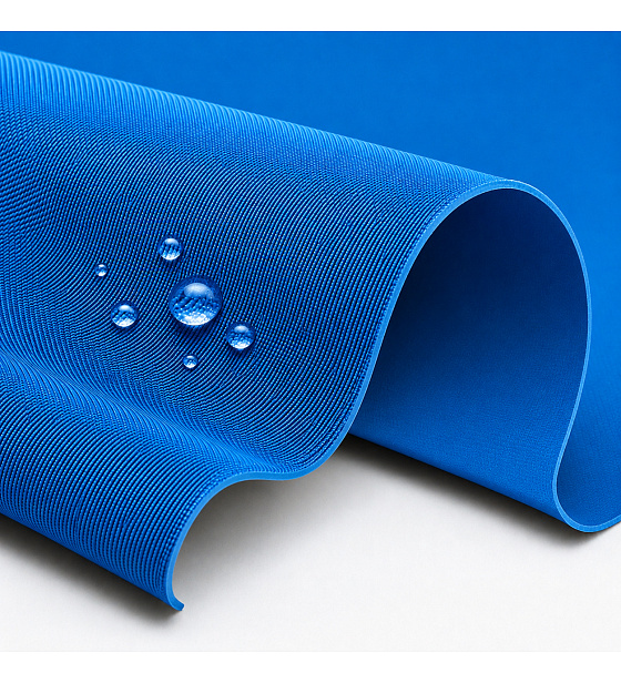 Nepromokavá látka Kodura PVC zátěr 600D, 360 g/m², šíře 150 cm, tmavě tyrkysová
