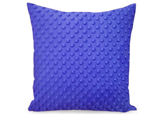 Povlak na polštářek mikroplyš 40X40 cm, barva Modrá