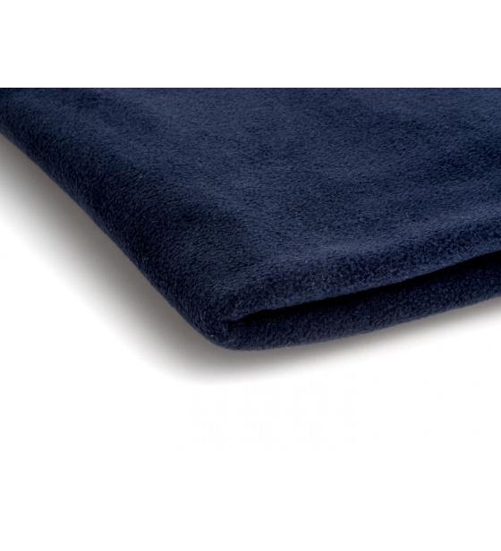 Polar fleece látka 200 g/m², šířka 150 cm, tmavě modrý, metráž