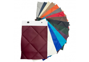 Vzorník potahových látek Eko kůže Prošívaná Ultra 5x5 cm, 11x16 cm