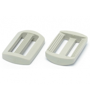 Plastové průvleky šíře 20 mm bílý