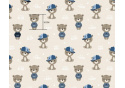 Bavlněné látky Zvířátka na Béžovém, metráž 160 cm