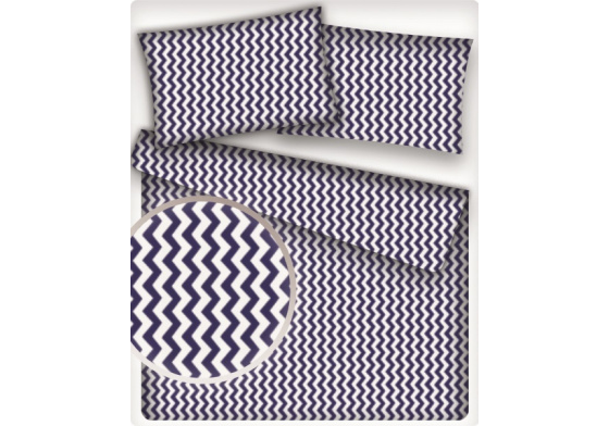 Dekorační dětské bavlněné látky metráž Cikcak barva granátová