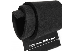 Technický filc 10 mm barva Černá, šířka 60 cm