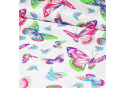 Bavlněné látky, metráž. Motýlci na Bílém