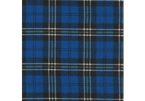 Bavlněná flanelová látka Kostka Modrá 8x8 cm