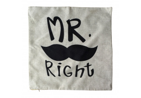 Dekorační povlak na polštářek dekorační 44x44 cm, barva Ecru