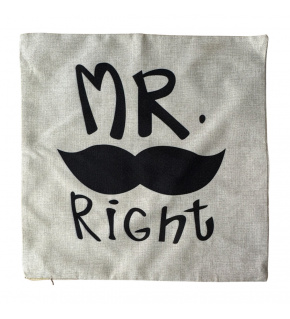 Dekorační povlak na polštářek dekorační 44x44 cm, barva Ecru