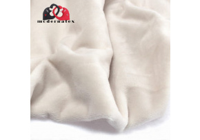 Minky mikroplyš jednobarevné, barva Ecru