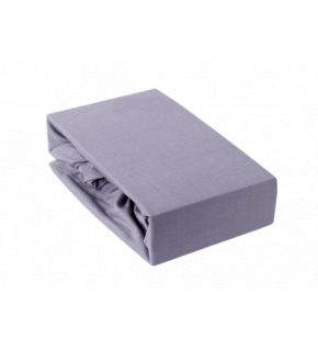 Prostěradlo s gumou 90x200 cm Jersey, barva Šedá