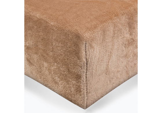 Prostěradlo mikroflanel barva hnědá 90x200