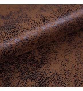 Eko kůže Madagaskar, měkký potahový materiál, hnědá, metráž