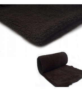 Minky Beránek, 220 g/m², šíře 160 cm, metráž, černý