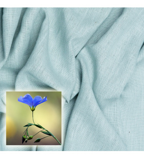 Přírodní lněná látka Oskar, Mentolová, 265 gr