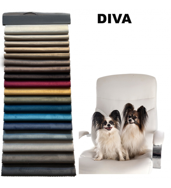 Vzorník Ekokůže Diva, potahová látka vodoodpudivá, 17x20 cm