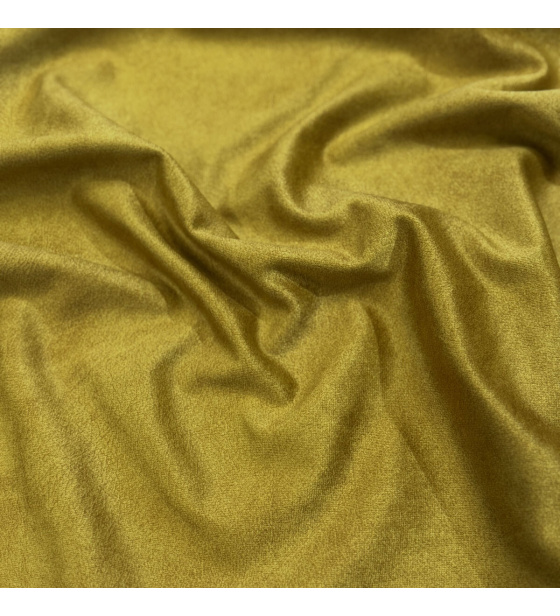 Velurová potahová látka Salvador Okra pro nábytek, metráž - Pet Proof