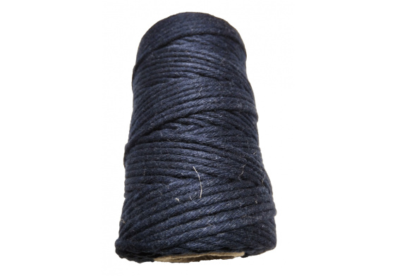 Šňůra pletená bavlněná barva granátová 40 m