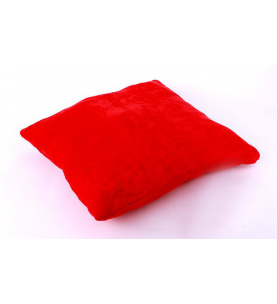 Povlak na polštář mikroplyš UNI, varianta ČERVENÁ, 40X40cm