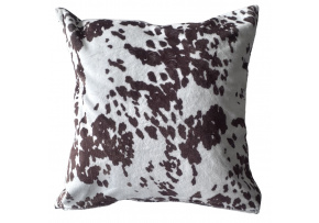 Povlak na polštářek mikroplyš varianta kravička Hnědá 40x40cm