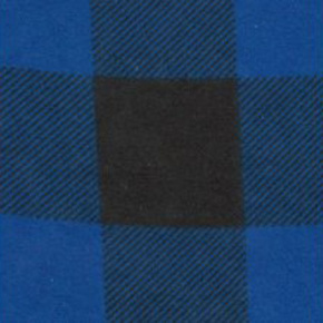 Bavlněná flanelová látka vzor kostka modrá 4x4 cm