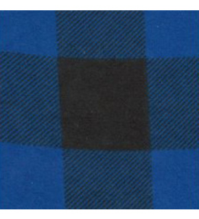 Bavlněná flanelová látka Kostka Modrá 4x4 cm