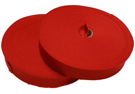 Lemovací proužek  PES 15 mm  barva červená