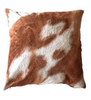 Povlak na polštářek mikroplyš varianta kravička Zrzavá 40x40cm