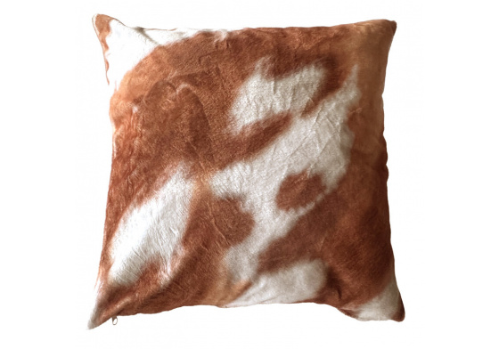 Povlak na polštářek mikroplyš varianta kravička Zrzavá 40x40cm