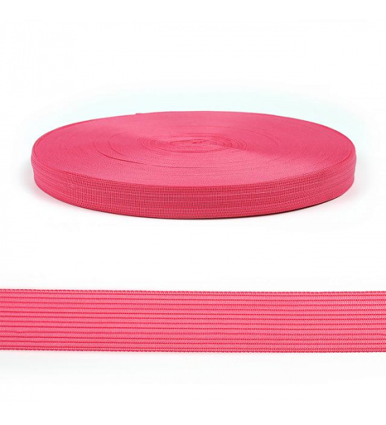 Lemovací proužek  PES 20 mm  barva neo růžová