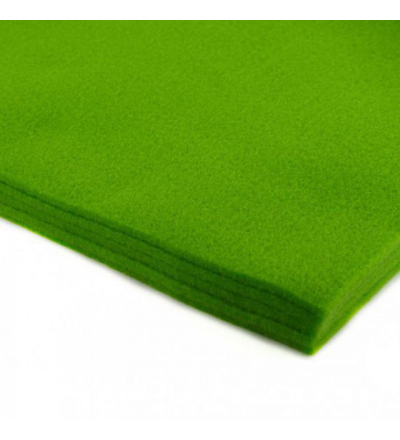 Dekorační filc 3 mm barva Zelená