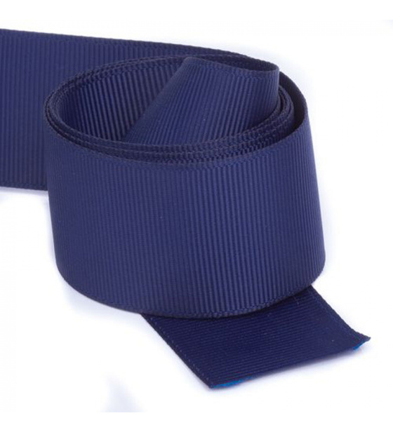 Rypsová stuha, tmavě modrá, 30 mm balení 50 m