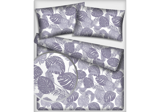 Dekorační dětská bavlněná látka vzor Džungle šedá 2