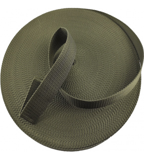 Polypropylénový popruh 15 mm khaki (balení 50 m)