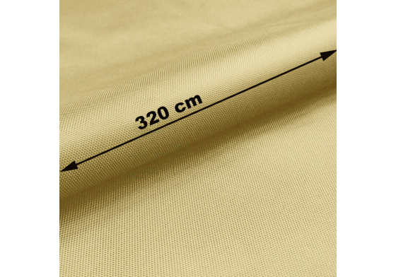 Nepromokavá látka Oxford WR Teflon, šíře 320 cm, Béžová