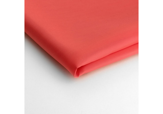 Látka PODŠÍVKA POLYESTEROVÁ barva KORALOVÁ