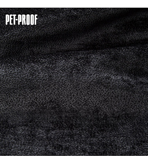 Potahová látka Aphrodite Black pro nábytek, metráž - Pet Proof
