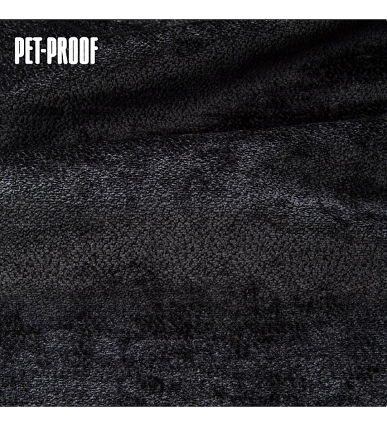 Potahová látka Aphrodite Black pro nábytek, metráž - Pet Proof