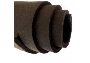 Technický filc 10 mm barva Hnědá, šířka 150 cm