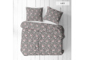 Bavlněné povlečení na zip, barva Šedá, 140x200 cm