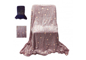 Deka Svíticí nebe, barva bordová 150 x 200 cm