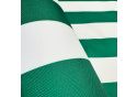 Vonkajšia látka na záhradné lehátka a hojdacie siete farba bielo-zelená, 5 cm