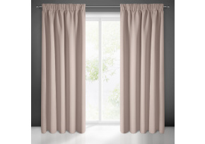 Zatemňovací závěs s řasící páskou STARO-RŮŽOVÁ 135X270 cm