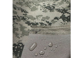 Nepromokavá látka Kodura PVC zátěr 600D, 360 g/m², šíře 150 cm, pixel titan