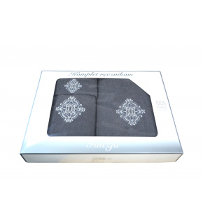 Sada froté ručníků 3 ks, barva Grafitová