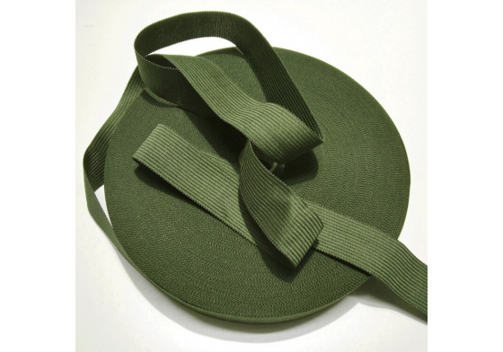 Lemovací proužek PES 25 mm barva khaki