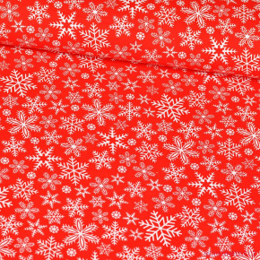 Vánoční bavlněná dekorační látka, metráž 160 cm, vzor 382