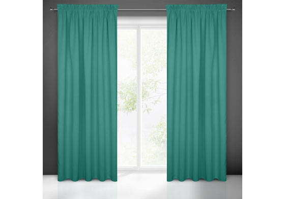 Zatemňovací závěs s řasící páskou TYRKYS 135X270 cm